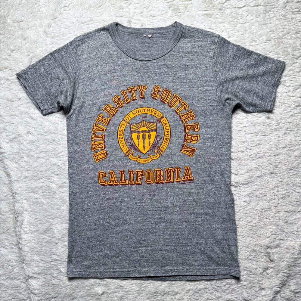 Vintage 1980s University Of Southern California SoCal Poly Cotton T-shirt S
